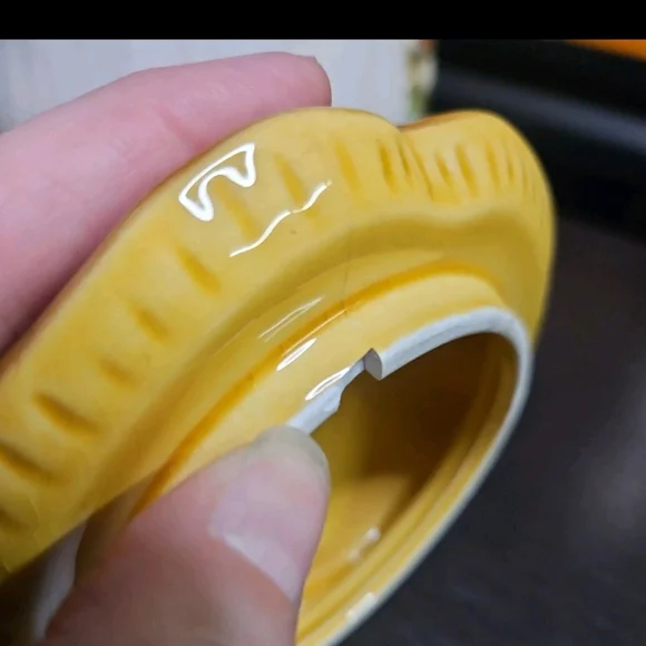 Vintage Sears Merry Mushroom Canister Set Of 2~ 7.5” & 6.5”~ 1978 Japan - Picture 9 of 11